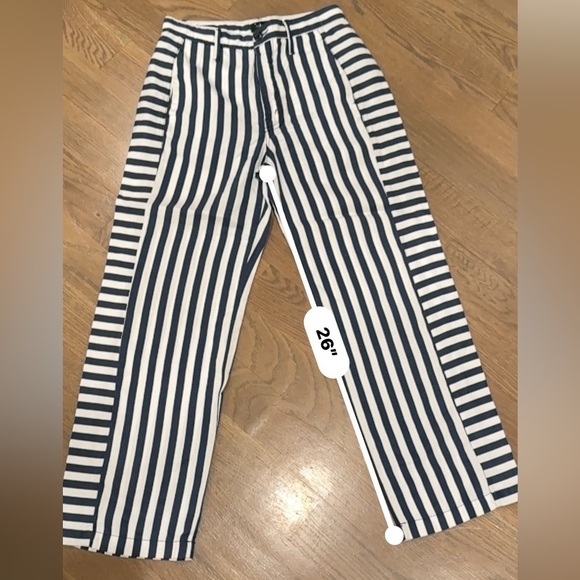 Mother The Inset Greaser Sea Daze Sz 25 blue and white Americana maximalist E - Picture 12 of 15